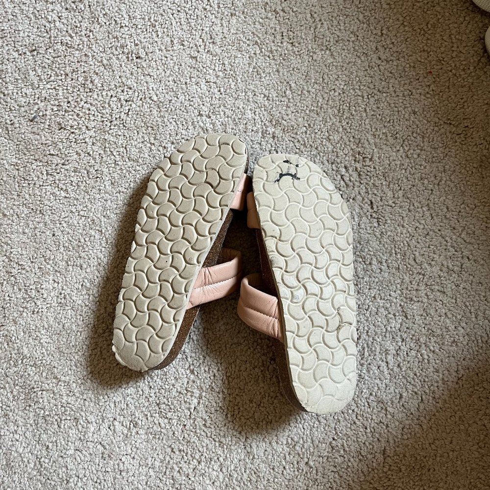 Biostep *Slip-On* Sandals + Peach-Nude Quilted Straps | 6.5 | Gently Used - Picture 7 of 7